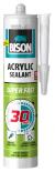 Kит акрилен Bison бял 30мин, 300мл