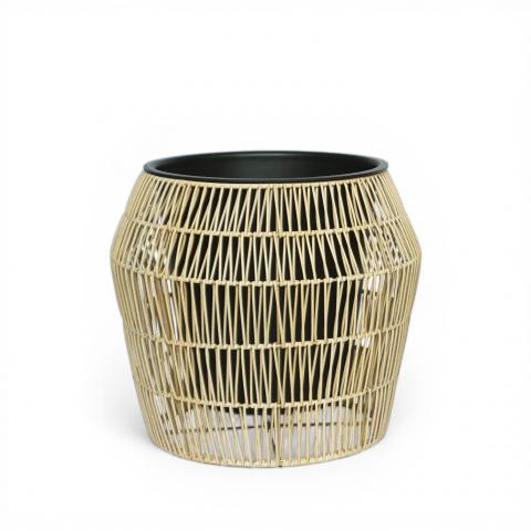 Кашпа ратан 41.5х41.5х37.5 см - Ратанови кашпи