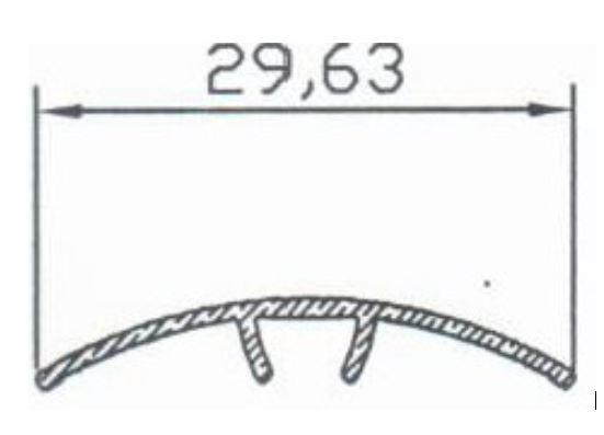 Преходна лайстна 3х90 см избелен дъб, снимка 2 - Аксесоари за ламиниран паркет