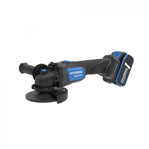 Акумулаторен безчетков ъглошлайф Hyundai AG20X-125FT - Акумулаторни ъглошлайфи