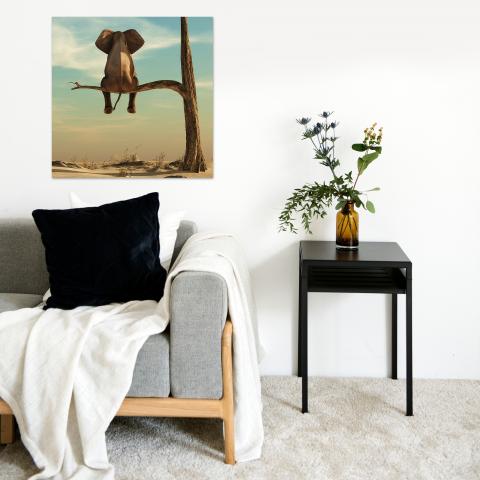 Картина Lonely elephant 50x50 см - Картини и рамки