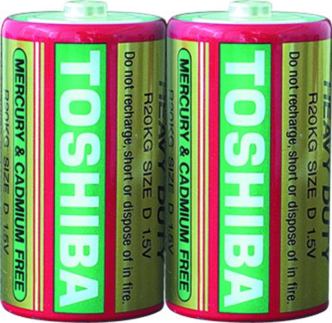 Батерия Toshiba Хеви Дюти 2xR20K - Батерии