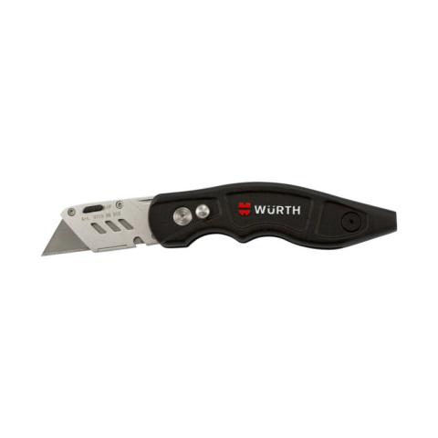 Макетен нож трапец с държач за битове WURTH - Макетни ножове