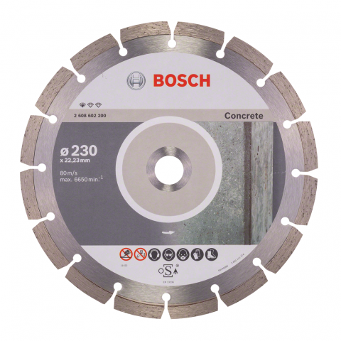 Диамантен диск Bosch Concrete 230 мм, снимка 2 - Диамантени дискове