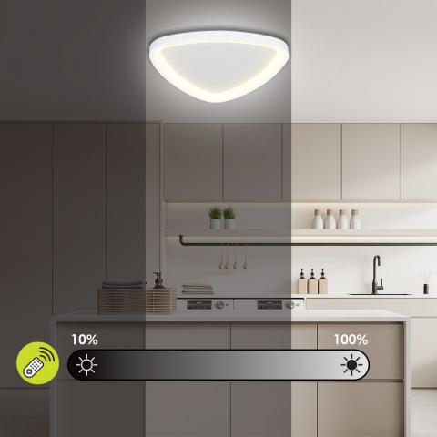LED плафон Andromeda 230 V с дистанционно, снимка 5 - Плафони