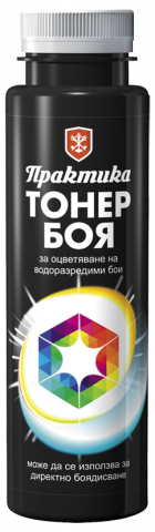 Тонираща боя Практика 250 мл черна - Оцветители за бои за стени