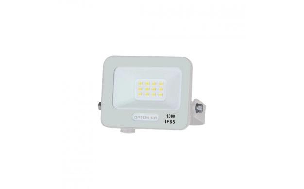 LED прожектор 10W 900Lm 3000K, бял - Led прожектори