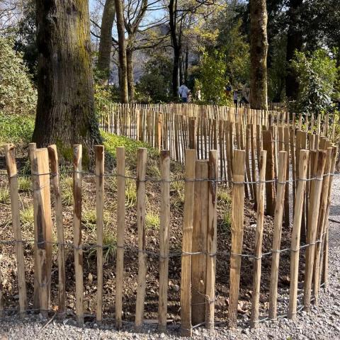 Градинска ограда от естествена леска HAZEL H=1.20м L=5.0м, снимка 6 - Ниски оградки