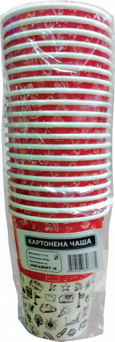 Картонени чаши 12 OZ x 20 бр. в опаковка - Кухненски принадлежности