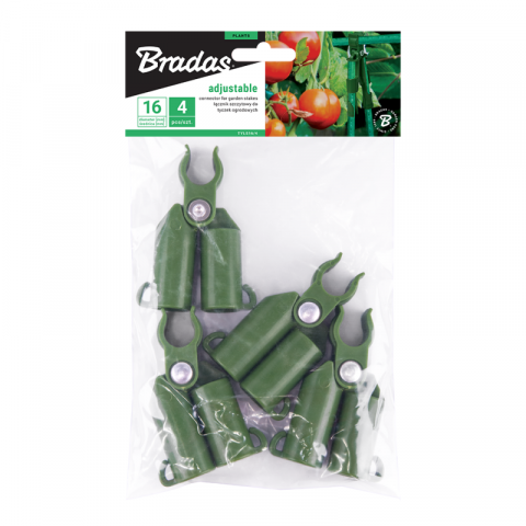 Регулируеми конектори за колчета за растения Ф11мм х 4 бр., снимка 3 - Градински артикули