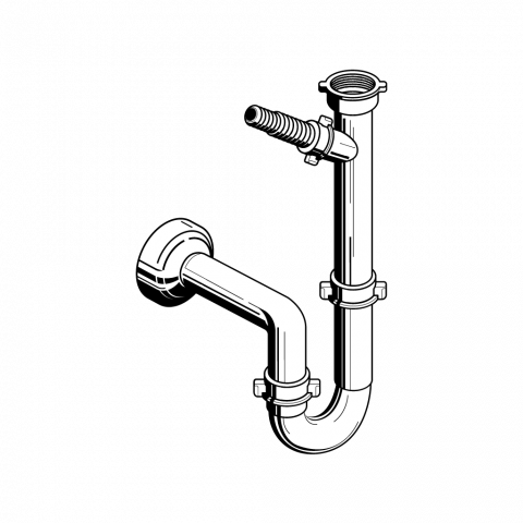 Сифон единичен - Принадлежности