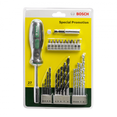 Bosch Promoline комплект 27 части, снимка 2 - Комбинирани