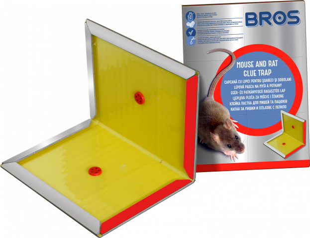 Леплив капан за мишки и плъхове, с примамка БРОС, снимка 6 - Механични средства за защита