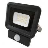 LED прожектор със сензор 10W 4500K IP65 черен