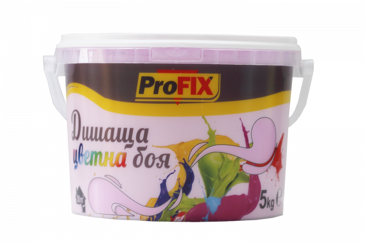 Цветна боя Profix 5кг, розово - Интериорни бои