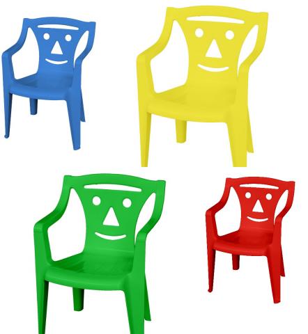 Детски стол, различни цветове - Pvc столове