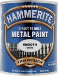 Боя за метал Hammerite 0.75л, бял гланц