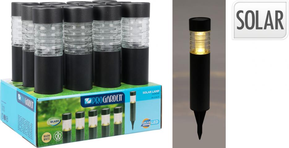 Соларен стълб антрацит 380мм - Соларни лампи