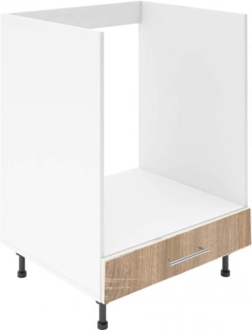 Крафт D8 долен шкаф за фурна 60см, дъб сонома - Модулни кухни с онлайн поръчка