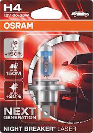 Aвтo крушка OSRAM H4 60/55W 12V NL - Осветление