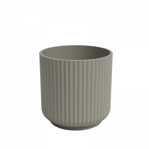 Кашпа Luna ф12 см таупе - Керамични кашпи