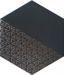 Декор Solid Triangle 21.5x25 Black