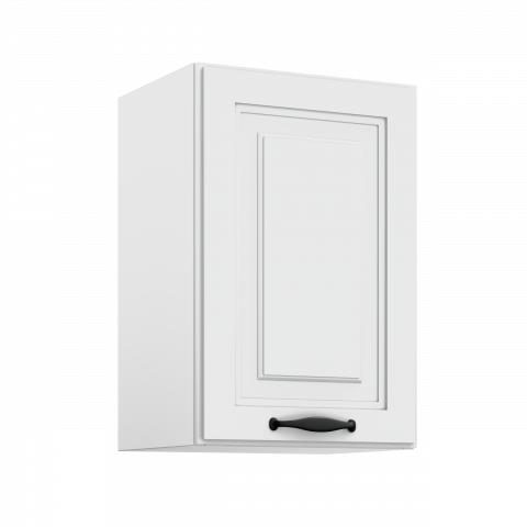 Горен шкаф с една врата Gaja White - Модулни кухни с онлайн поръчка