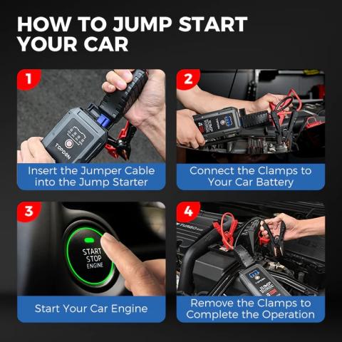 Стартерно устройство TopDon Jump Start 1200, снимка 8 - Зарядни устройства