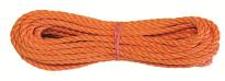 Въже PP спираловидно оранжево 10мм 10м