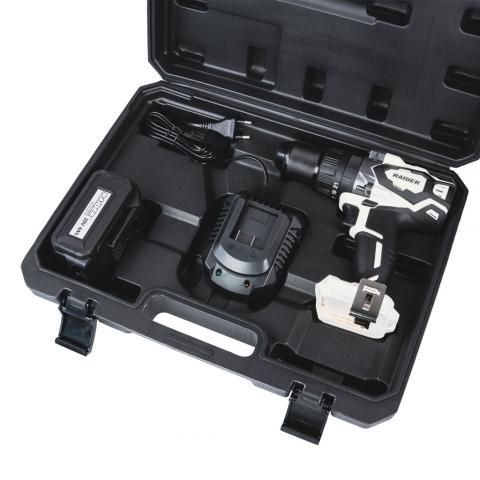 Акумулаторна безчеткова ударна бормашина Raider RDI-CDB03W 20V, снимка 3 - Акумулаторни бормашини