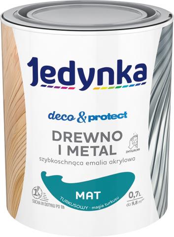 Бързосъхнеща боя Jedinka 0.7 л тюркоаз - Бои за метал