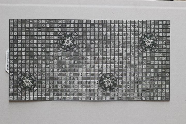 PVC панел 2771 / Olive Medalion / 0,4м2 - Декоративни плочи за таван