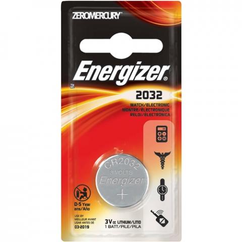 Батерия Energizer Lithium CR2032 3V 1бр. - Батерии тип 