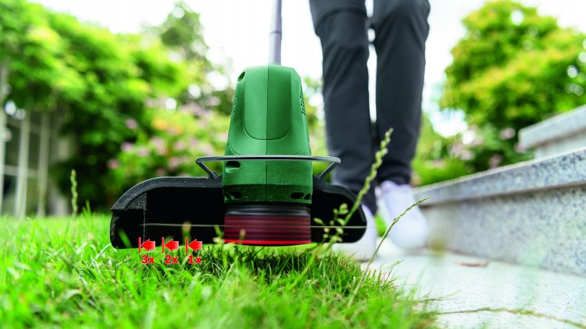 Aкумулаторен тример за трева Bosch EasyGrass Cut 18V-26 А, снимка 3 - Акумулаторни коси и тримери