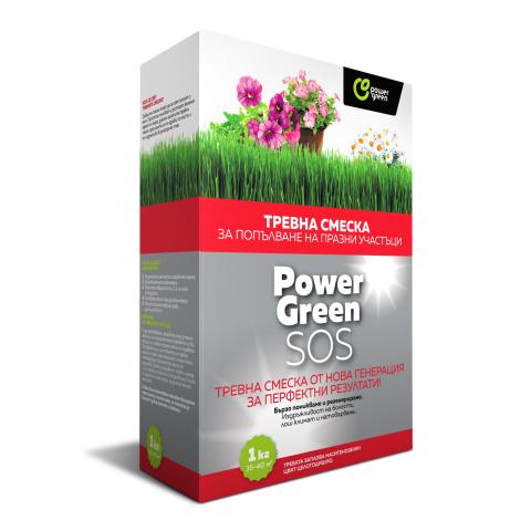 Power Green тревна смеска SOS 1кг - Специални тревни смески