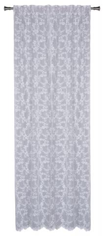 Готово перде Daisy 140х260 см бяло, снимка 2 - Готови пердета