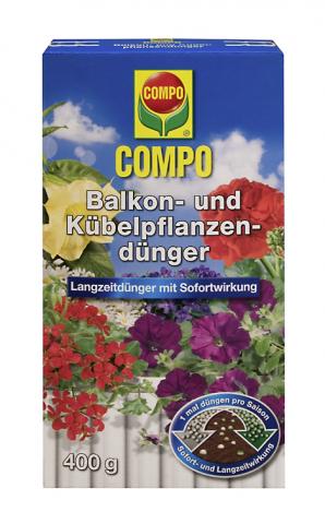 COMPO Тор за наторяване на балконски растения 400 g - Специални твърди торове
