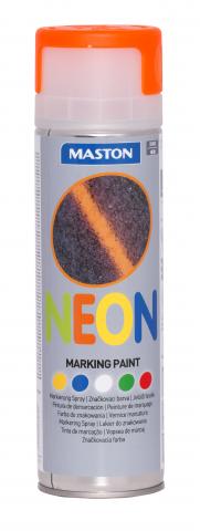 Спрей за маркиране Maston 0.5л, неон оранж - Спрей бои универсални
