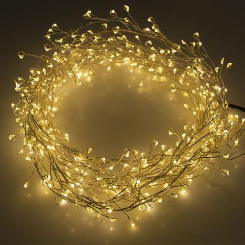 Меден кабел стринг 400 LED топло бяло - Светеща верига