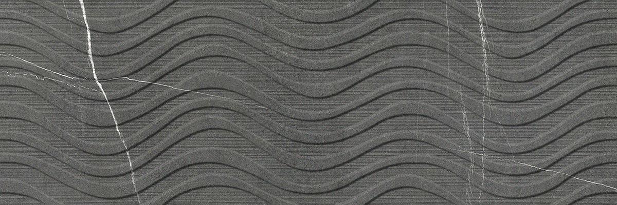 Фаянс Kairos Decor Graphite R Mat 29.5х90 - Стенни плочки