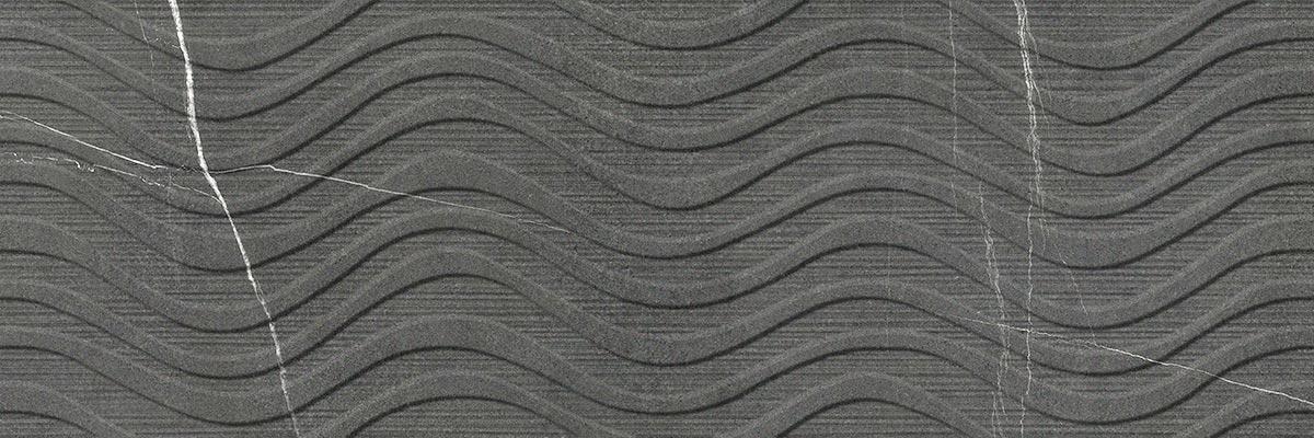 Фаянс Kairos Decor Graphite R Mat 29.5х90 - Стенни плочки