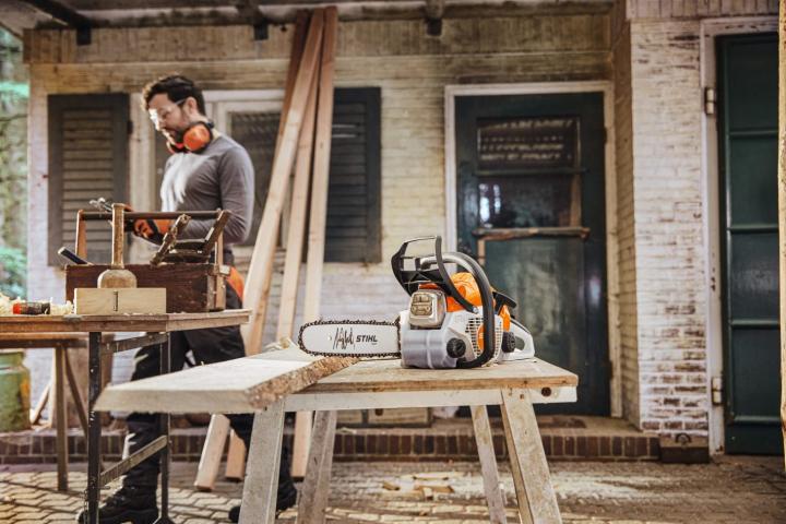 Бензинов верижен трион Stihl MS 162, снимка 3 - Верижни триони