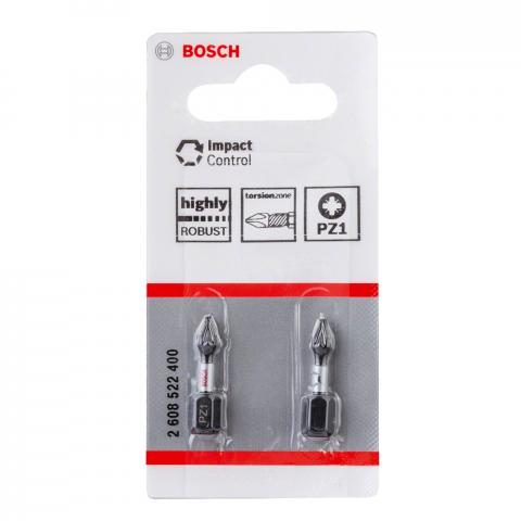 Комплект битове Impact Control PZ1 25 мм Bosch 2 бр. - Битове