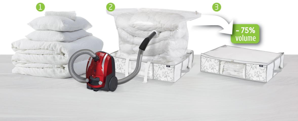Вакуумна торбичка с калъф Domo Pak 65x50x15.5 cм, снимка 3 - Вакуумни пликове