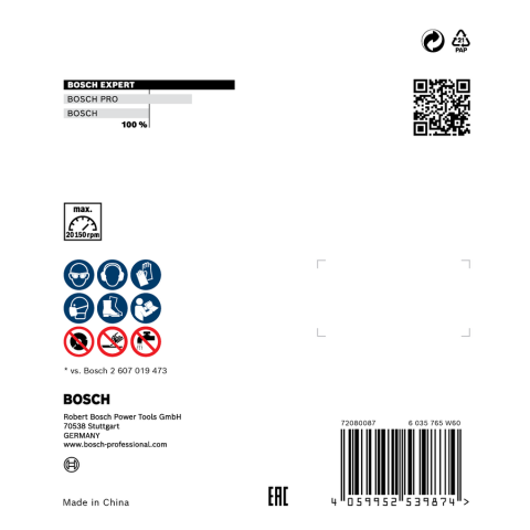 Диамантен диск за рязане Bosch Expert HardCeramic 76x1.9x10 мм, снимка 3 - Диамантени дискове