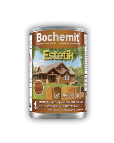 Импрегнатор Bochemit Estetik 1л, махагон - Импрегнатори за дърво