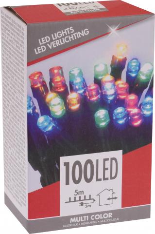 Светлинна верига OUT 100 LED 3м многоцветен - Светеща верига