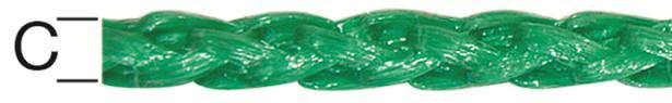 РР-шнур зален 4мм зелен - Синтетични въжета