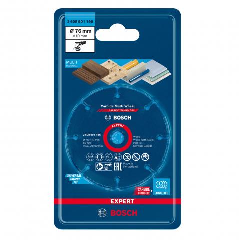 Карбиден Мултидиск Bosch 76х10 мм, снимка 2 - Дискове за други материали