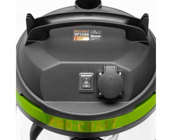 Прахосмукачка Procraft VP1400, снимка 4 - Прахосмукачки за сухо и мокро почистване
